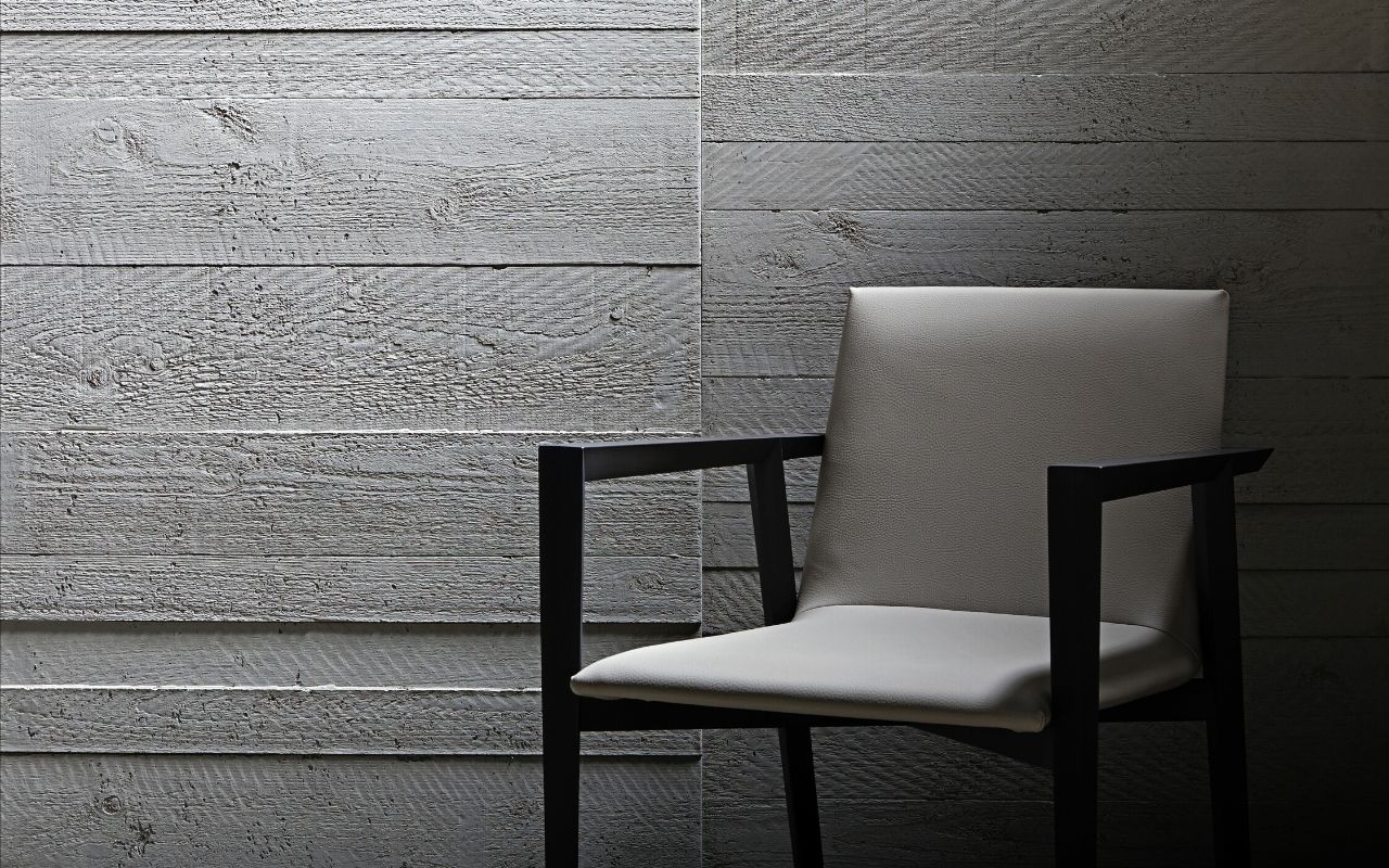 Panbeton decorative Timber panels for Concrete LCDA, interior design, interior architecture, object design, designer, design creation, studio jean-philippe nuel, molitor chair