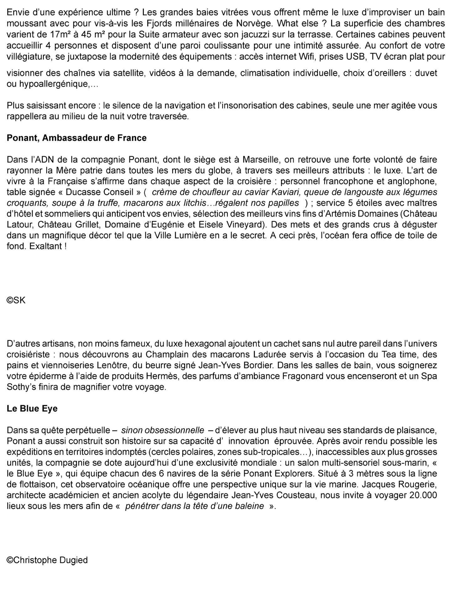 article on the champlain of the ponant explorers designed by the interior design studio jean-philippe nuel, luxury cruise ship